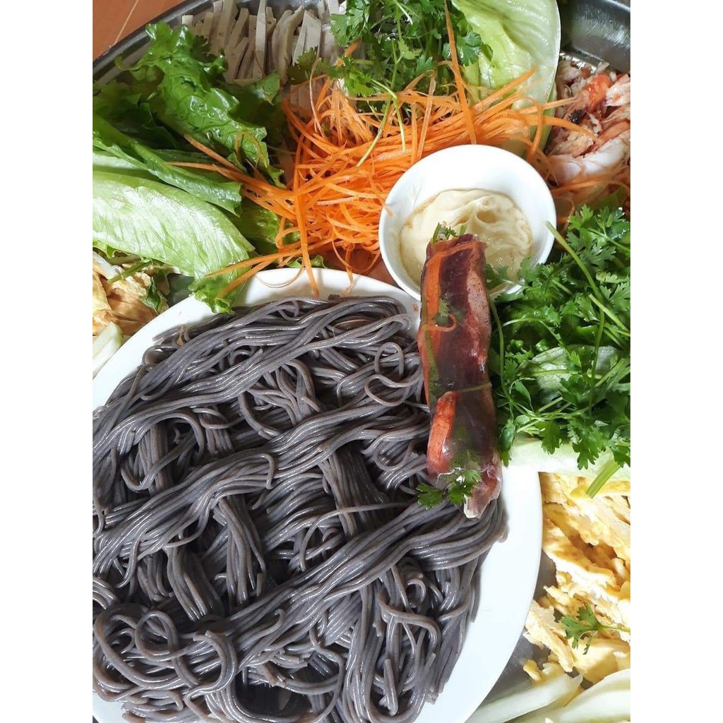 Bún Gạo Lứt Đen Eat Clean Hộp 500gr Cho Người Ăn Kiêng, Giảm Cân