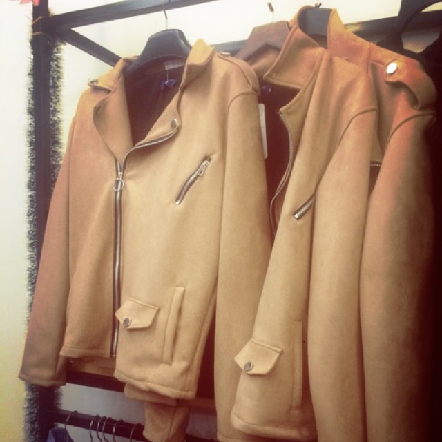 Áo jacket da lộn