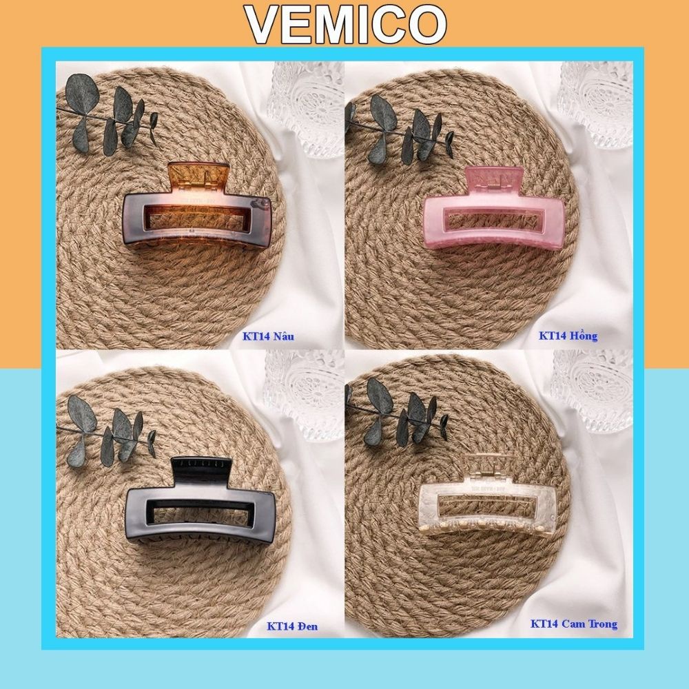 Kẹp tóc càng cua Vemico cực đẹp phong cách Hàn Quốc KT14