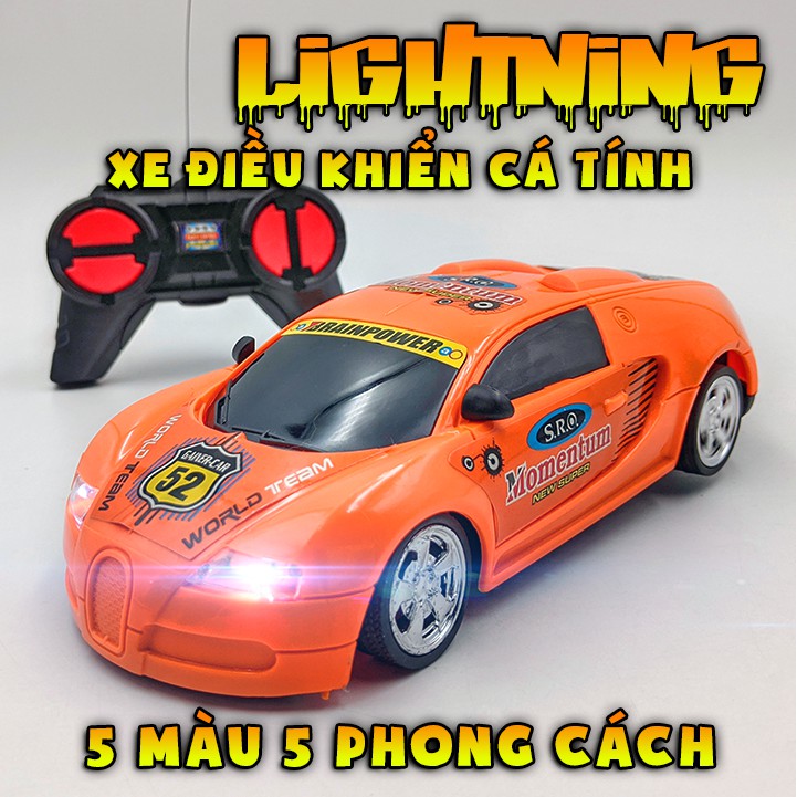 Xe điều khiển độc đáo siêu cá tính đèn pha Lightning