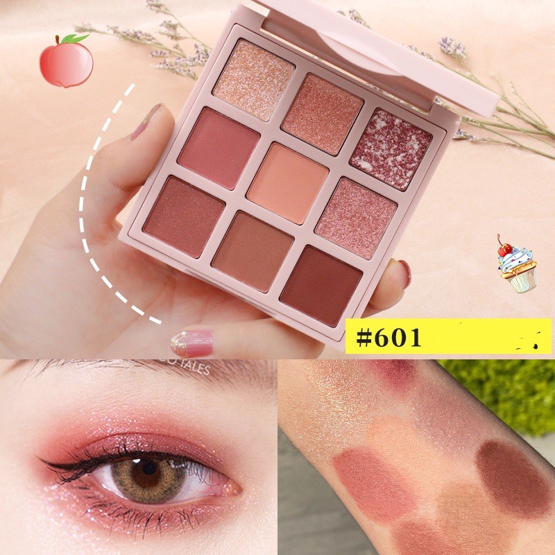 [CHÍNH HÃNG] Bảng phấn mắt GOGO TALES 9 màu Admiring Velvet Eyeshadow