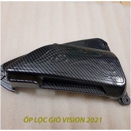 Bộ ốp cacbon lẻ từng món cho xe máy Vision 2021 cực đẹp
