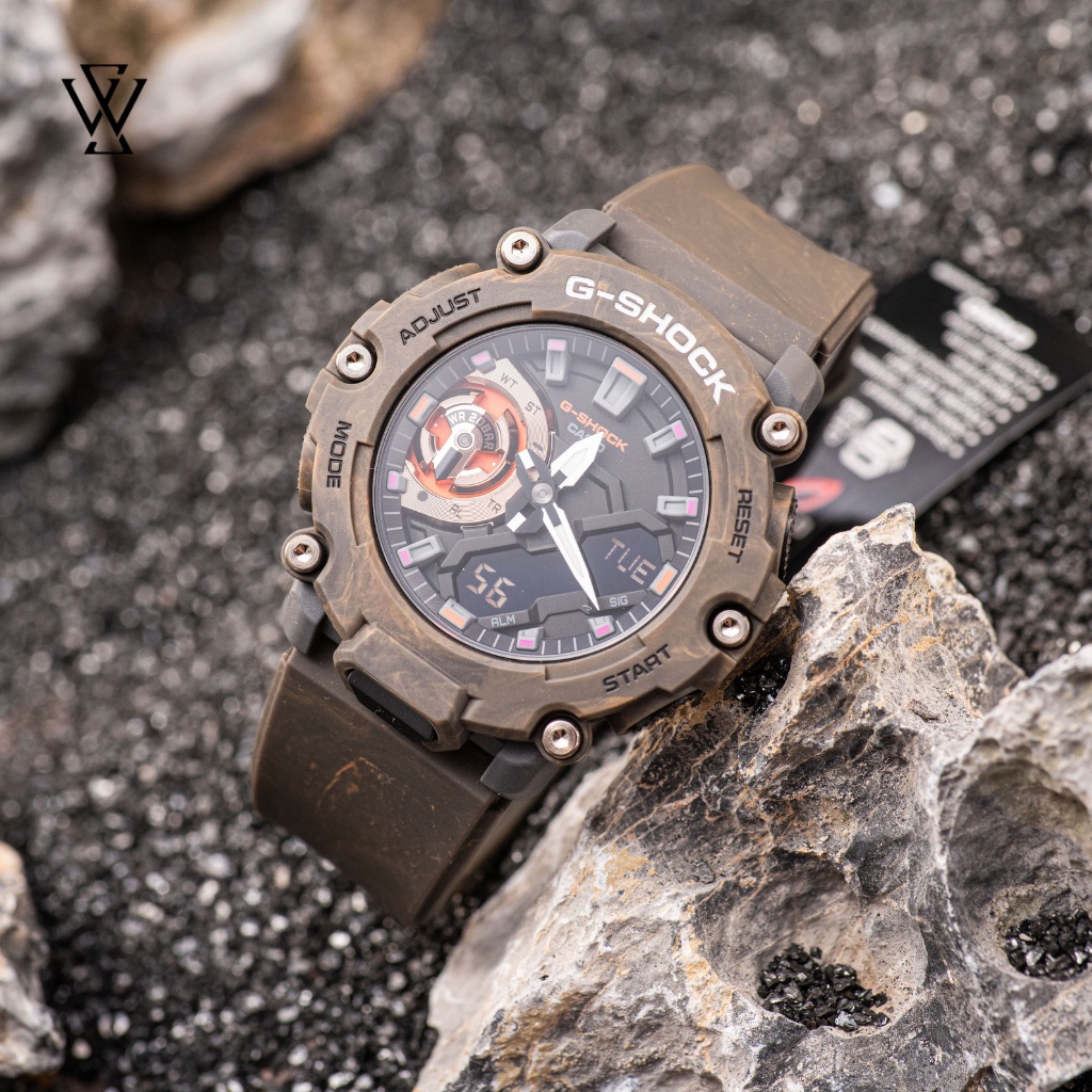 Đồng Hồ Nam Casio G-Shock WATCHSTORE GA-2200MFR-5A Mặt Kính Khoáng 47mm, Vỏ Và Dây Nhựa Bền Bỉ