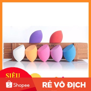 Bông mút tán kem nền hình oval