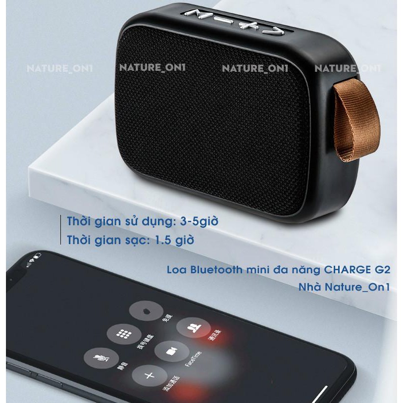 Loa Nghe Nhạc Bluetooth Charge G2 - Loa Bluethooth Mini, Âm Thanh Đỉnh Cao, Thiết Kế Sang Gọn Dễ Sử Dụng