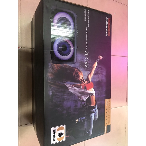 Loa Kéo Karaoke Di Động,Đèn Led Nhấp Nháy,Có Quai Xách Du Lịch Tiện Lợi