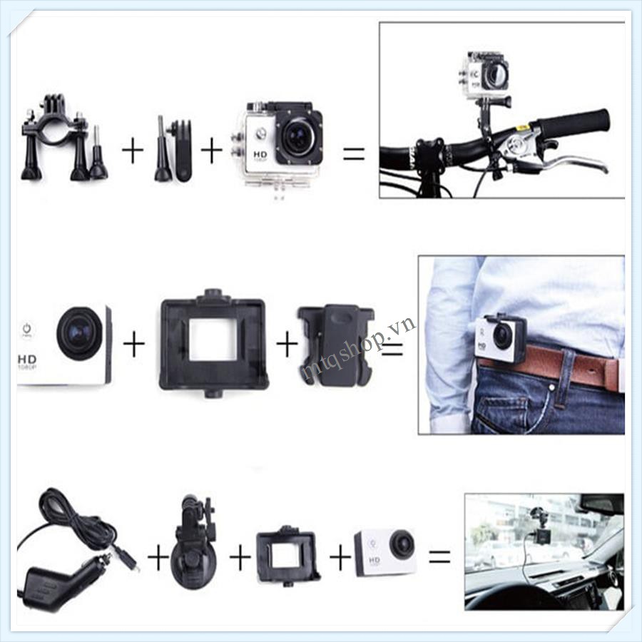 Camera hành trình 4K Ultra chống nước kèm thẻ nhớ chính hãng