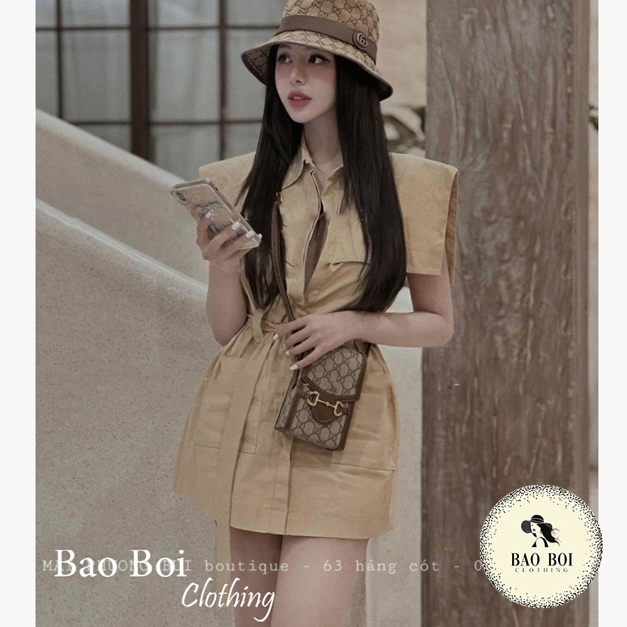 Set thô cổ vạt hot trend 2022 - Set đồ nữ từ Bảo Bối Clothing