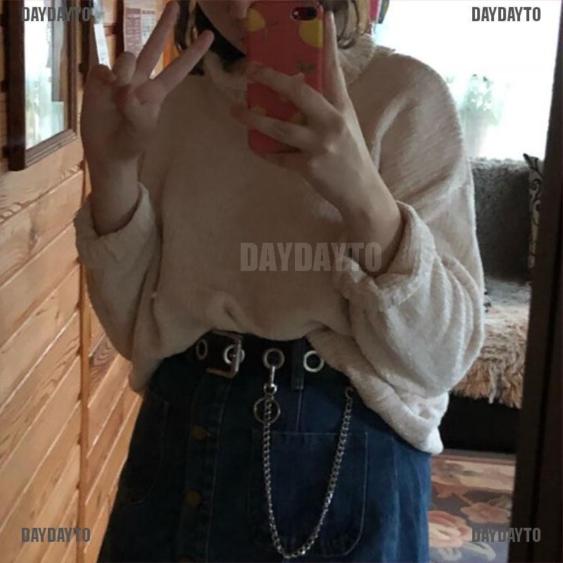 Dây Xích Kim Loại Đeo Thắt Lưng Quần Jean Phong Cách Punk Hiphop Cá Tính