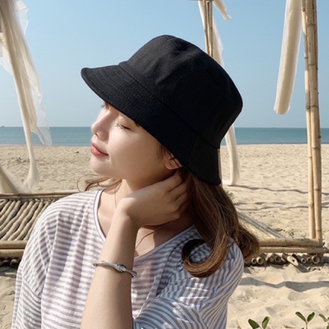 NÓN BUCKET TRƠN THỜI TRANG