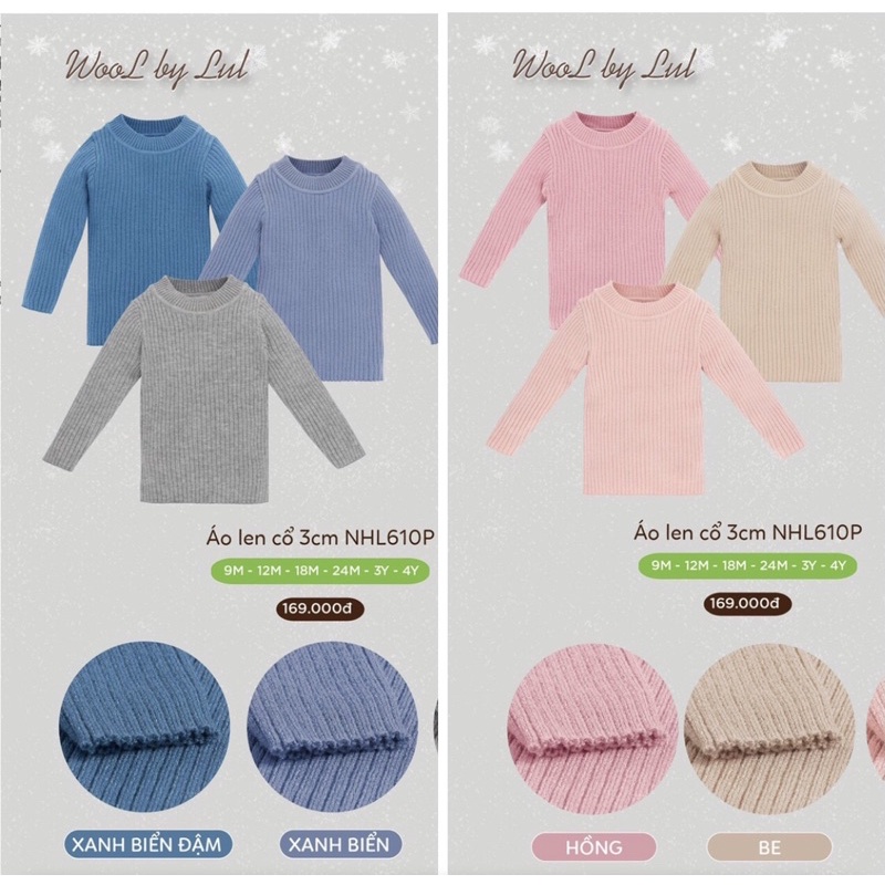 Áo len cổ lọ lullaby