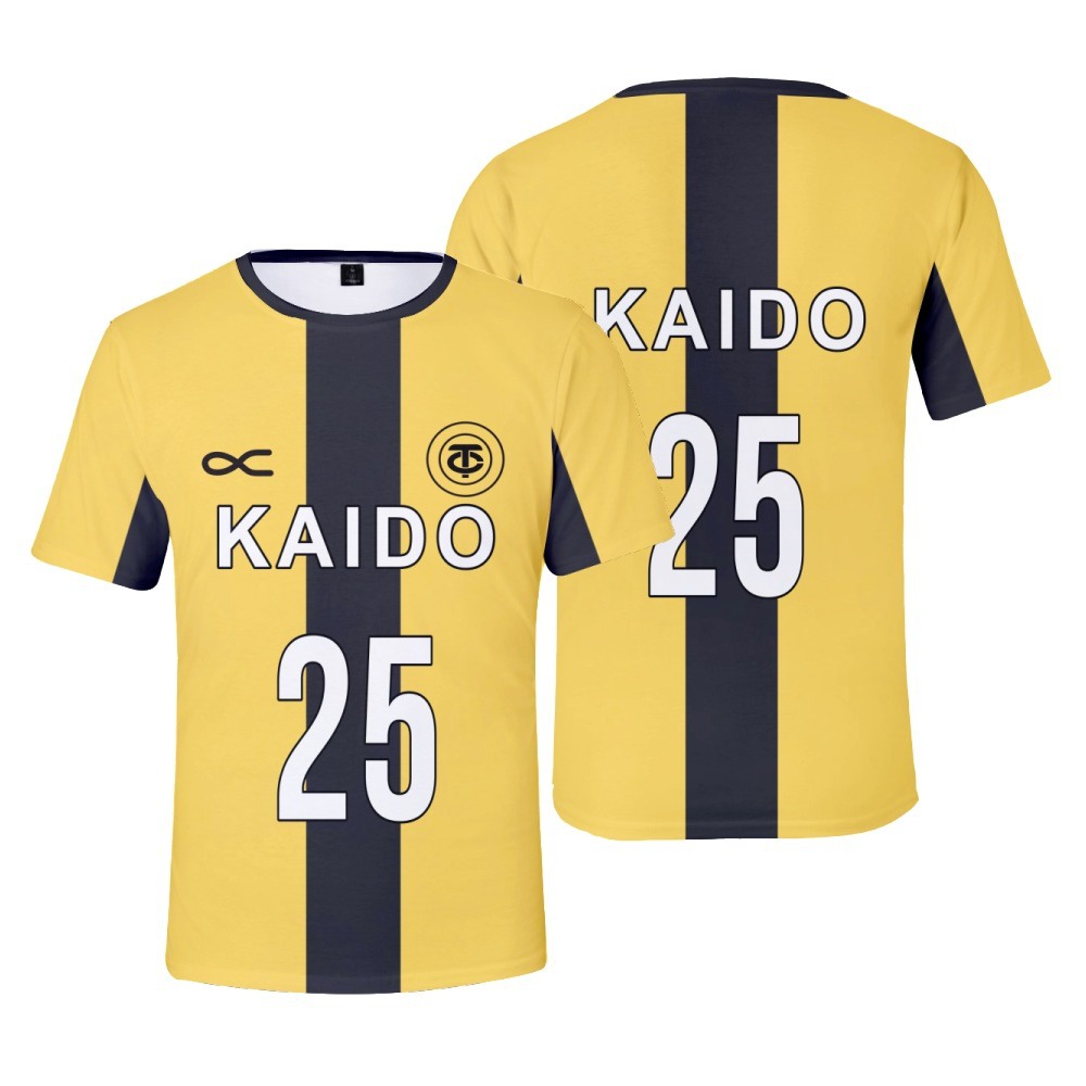 Áo Thun Tay Ngắn Cổ Tròn In Hình Ao Ashi Aoashi Jersey 3D Thời Trang Mùa Hè Cho Nam Và Nữ