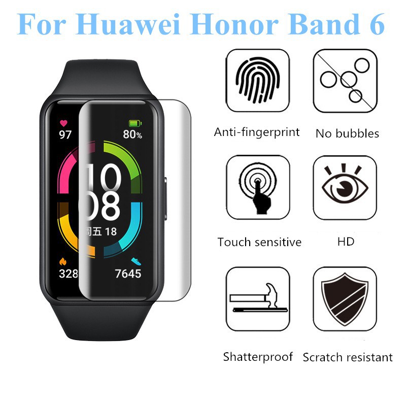 Miếng Dán Bảo Vệ Màn Hình Cho Đồng Hồ Thông Minh Huawei Honor Band 6