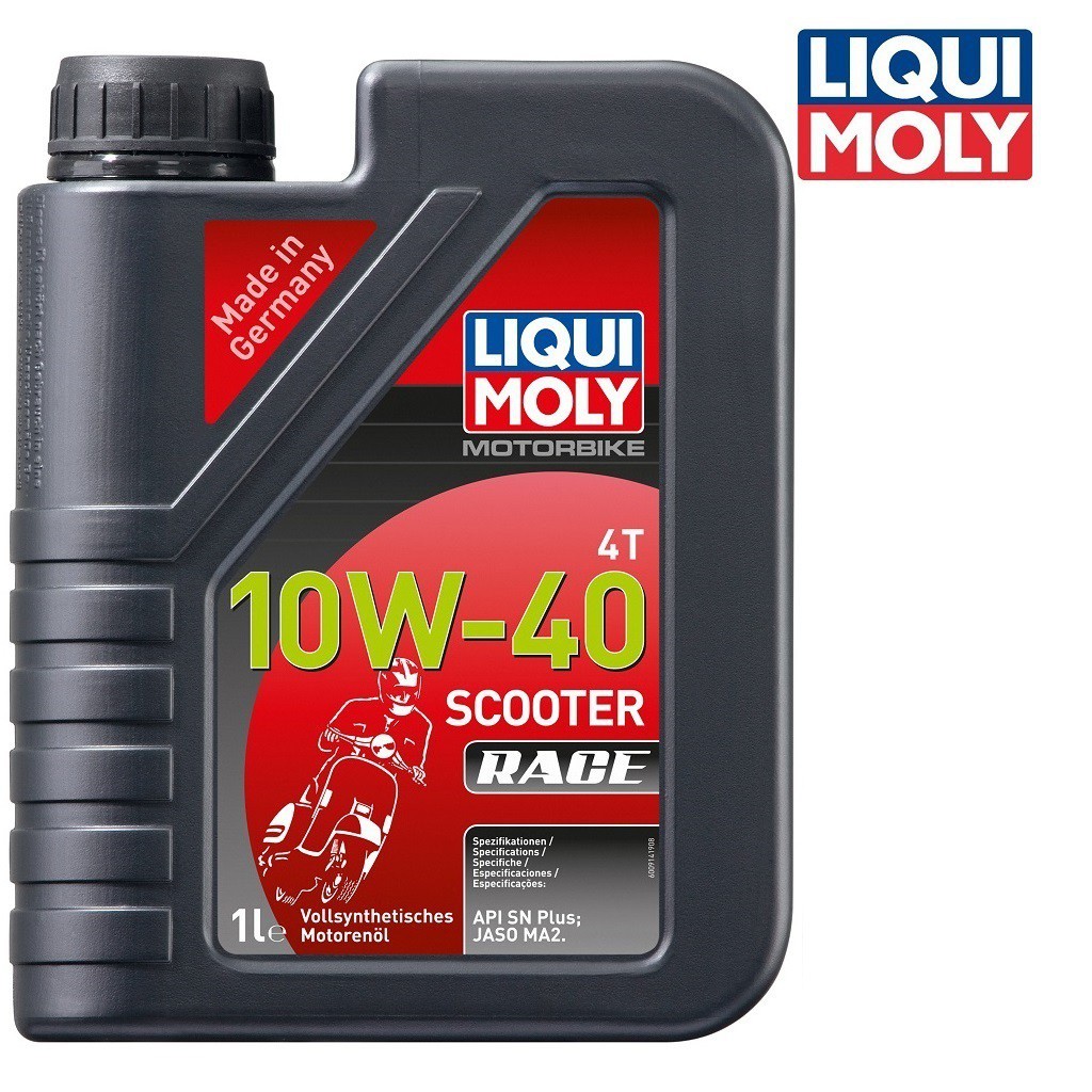 NHỚT XE TAY GA (MOTORBIKE 4T 10W40 SCOOTER RACE LIQUI MOLY) - 20826