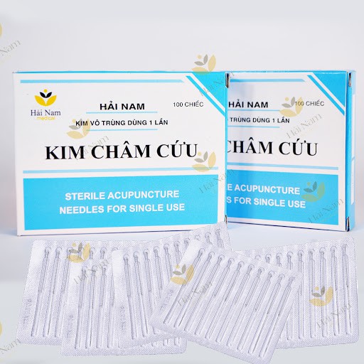 Kim châm cứu Hải Nam tiệt trùng - hộp 10 vỉ 100 kim