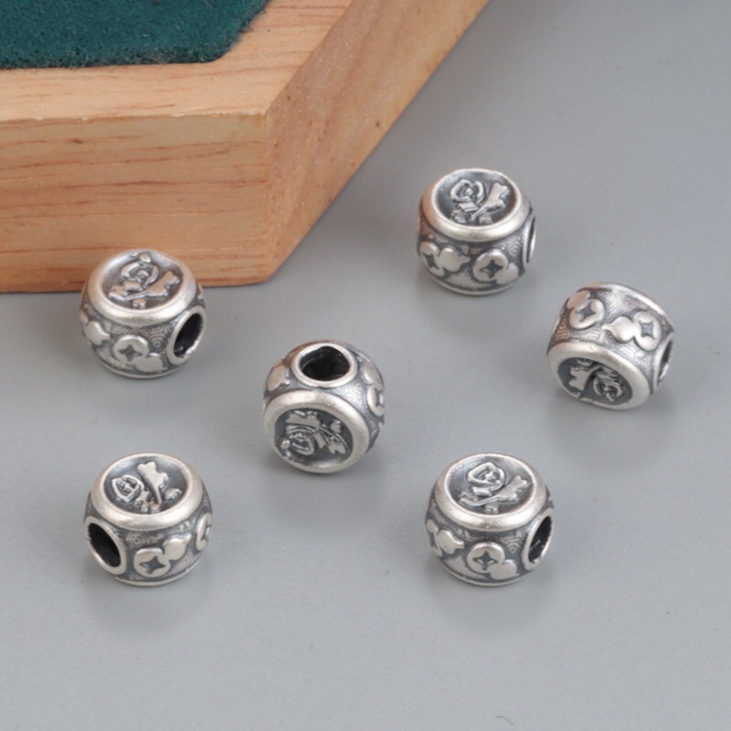 [SIÊU RẺ] Charm bạc chữ Phúc cực xinh - bạc loại 1 siêu đẹp - PH105