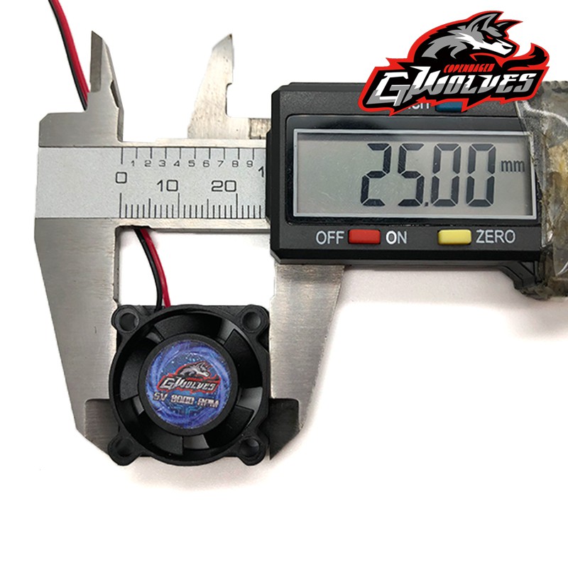 Động Cơ Quạt Tản Nhiệt 30mm / 40mm / 25mm / 35mm 8000rpm 5v-7v dc Cho hsp bsd zd rc esc