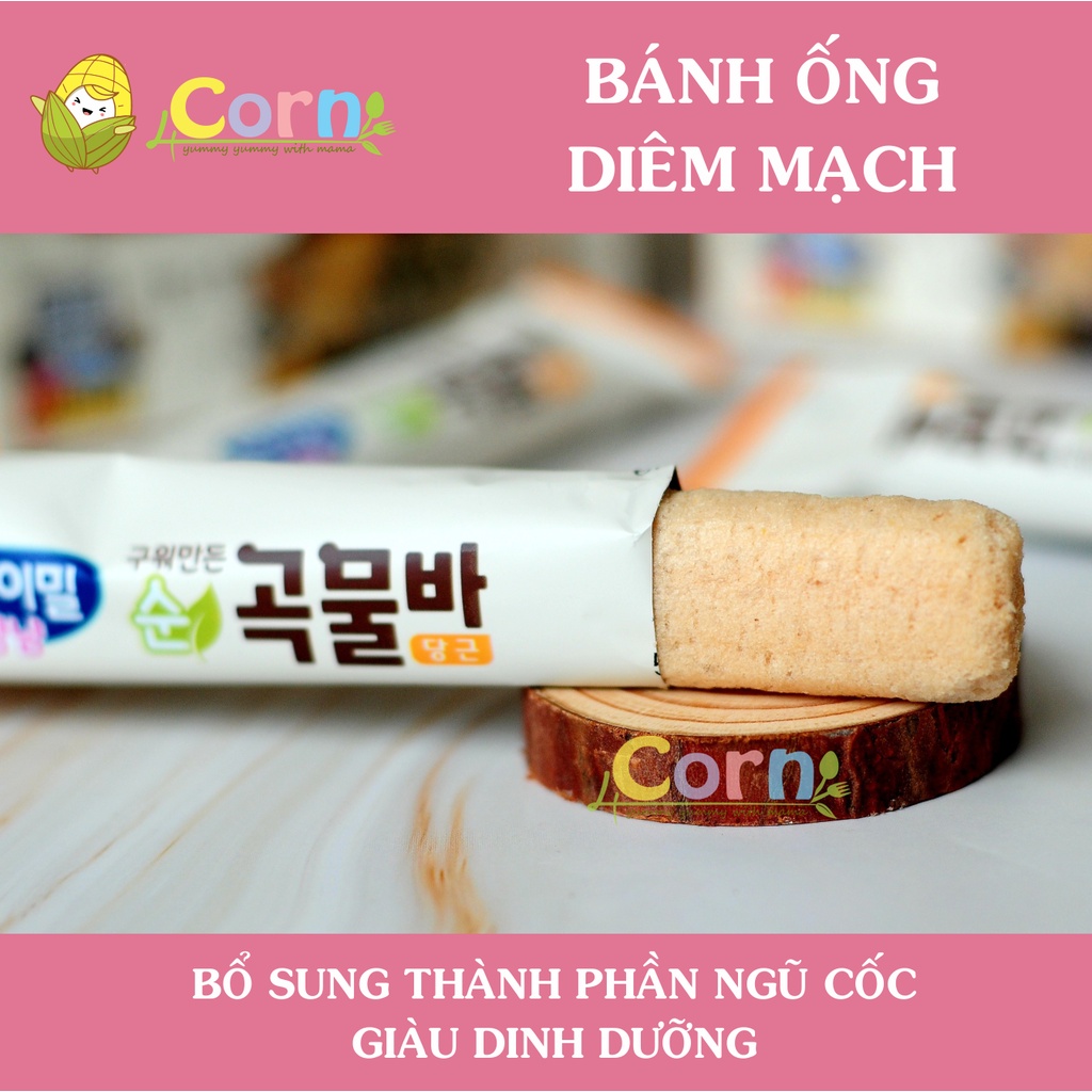 Bánh ống diêm mạch Ildong Hàn Quốc - Cho bé 12m+