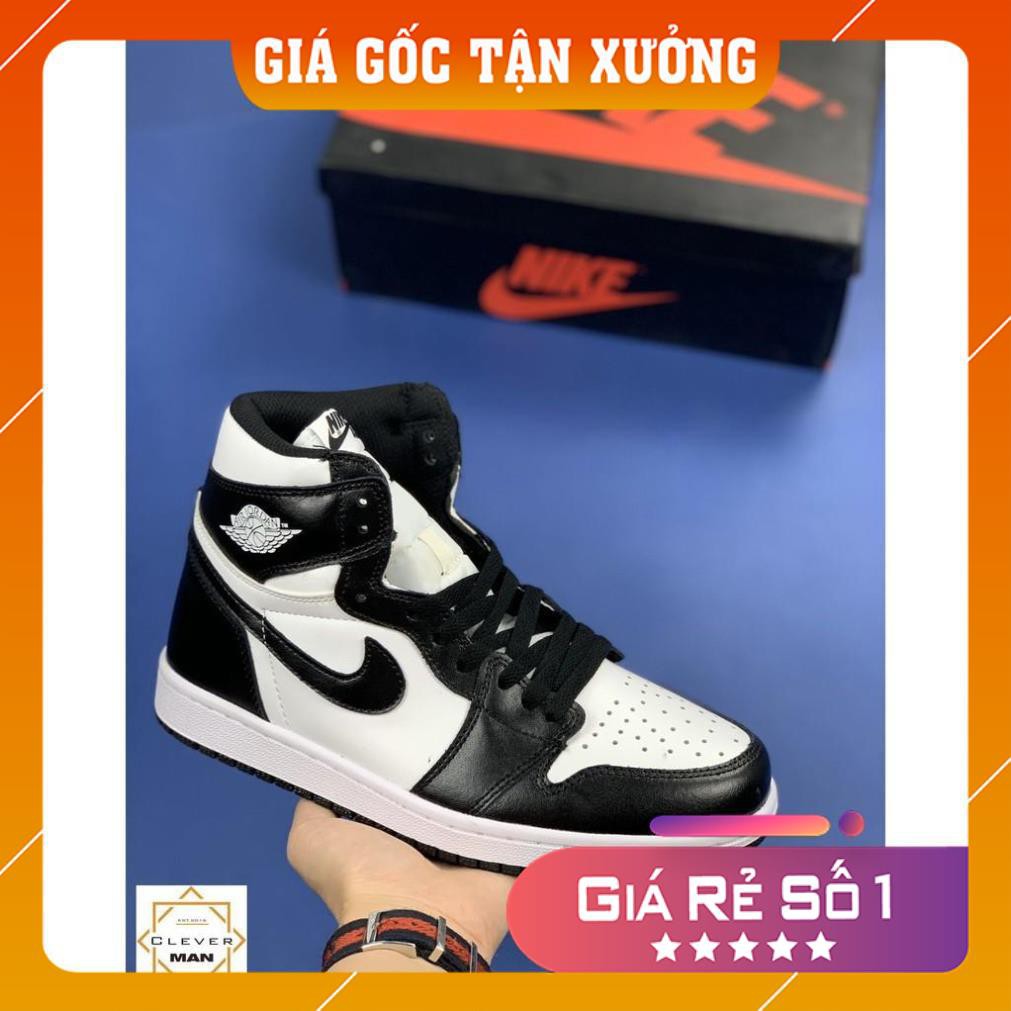 [Mã MAMT1505 giảm 10K đơn 0đ] [ FREESHIP –BẢO HÀNH 1 NĂM] GIÀY SNEAKER NAM NỮ JORDAN CAO CỔ ĐEN TRẮNG HOT TREND