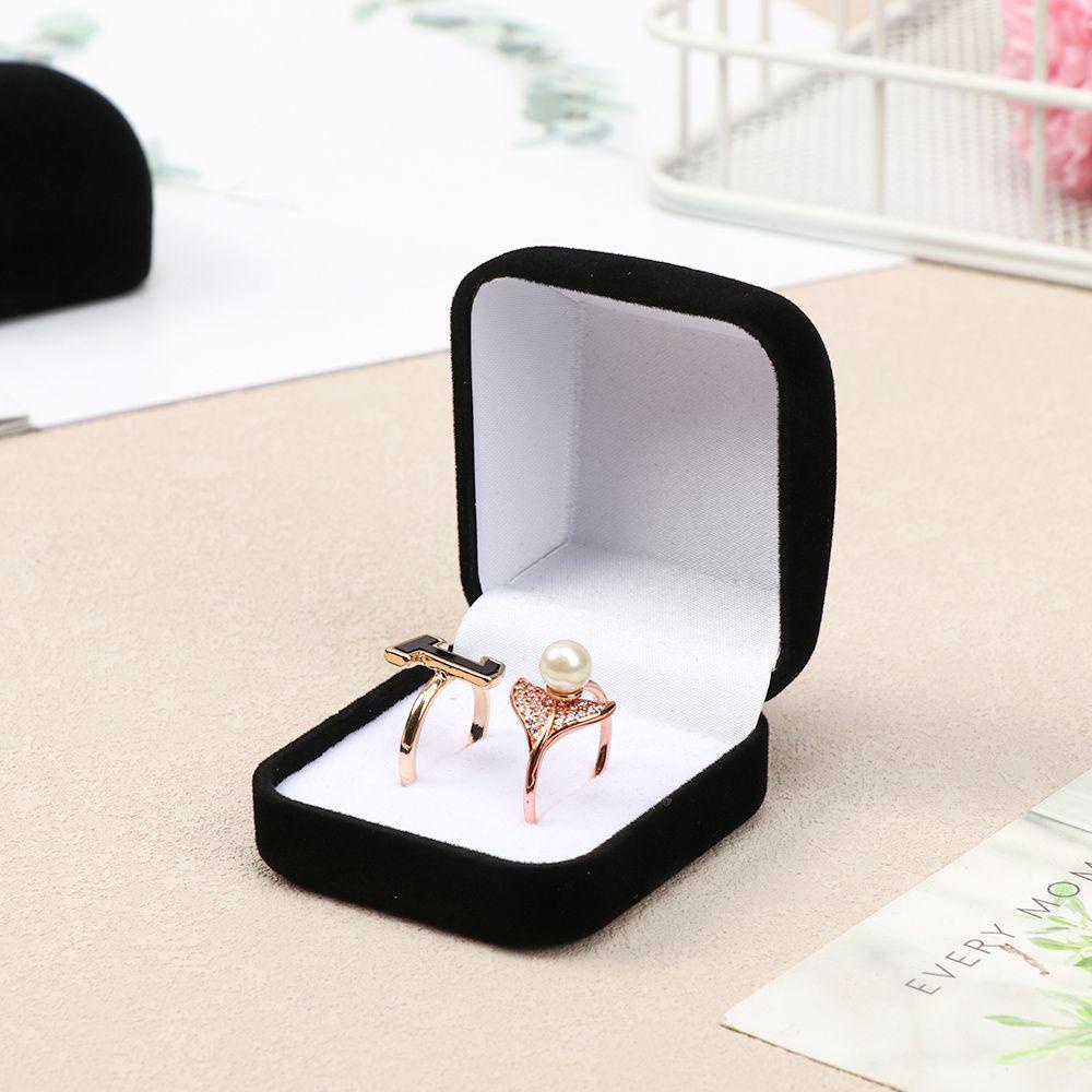 Hộp Đựng Trang Sức Bằng Nhung Sang Trọng|Hộp Đựng Nhẫn Cưới Thiết Kế Tinh Tế