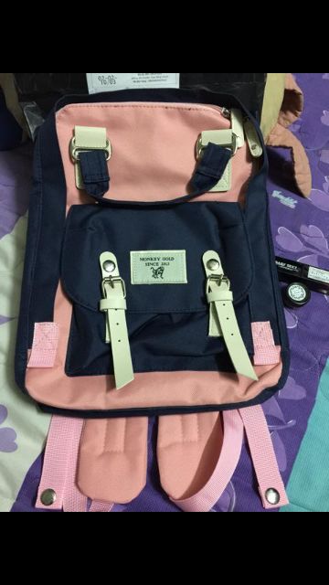 Balo nam nữ thể thao năng động loại vuông 2 quai canvas thời trang  - balo theloan TL0063