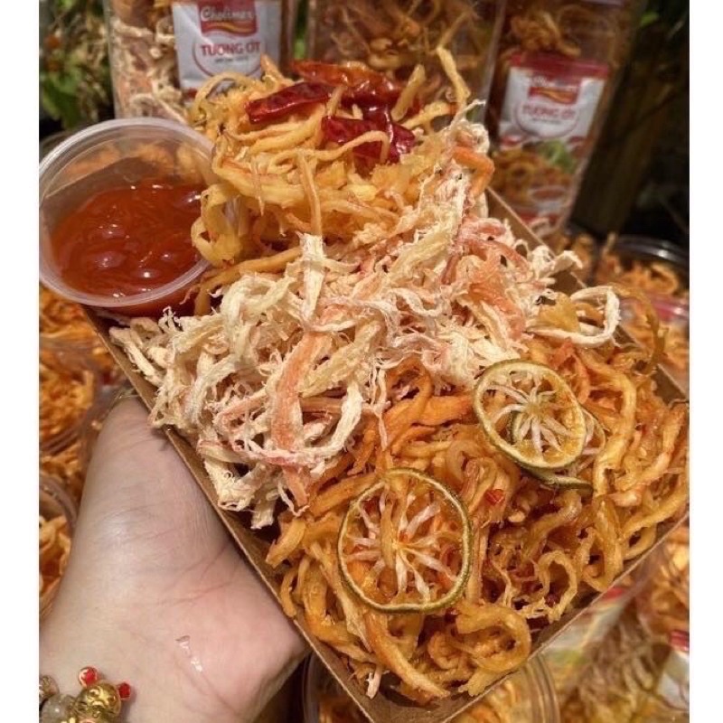 Mực Mix 3 Vị : mực dừa, mực bơ tỏi,mực tomyum 300gr siêu ngon, siêu hấp dẫn,ăn vặt MIN ‘s FOOD | BigBuy360 - bigbuy360.vn