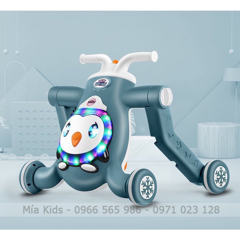 Xe Tập Đi Đa Năng WDH Baby Park 3in1 Phát Nhạc: Xe Chòi Chân, Xe Trượt, Xe Tập Đi Phát Nhạc Cho Bé 6 Tháng - 5 Tuổi