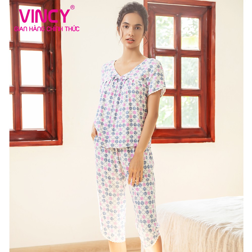 [Mã FASHIONMALLT4 giảm 15% đơn 150k] Bộ tole lửng Vincy BKL230W01