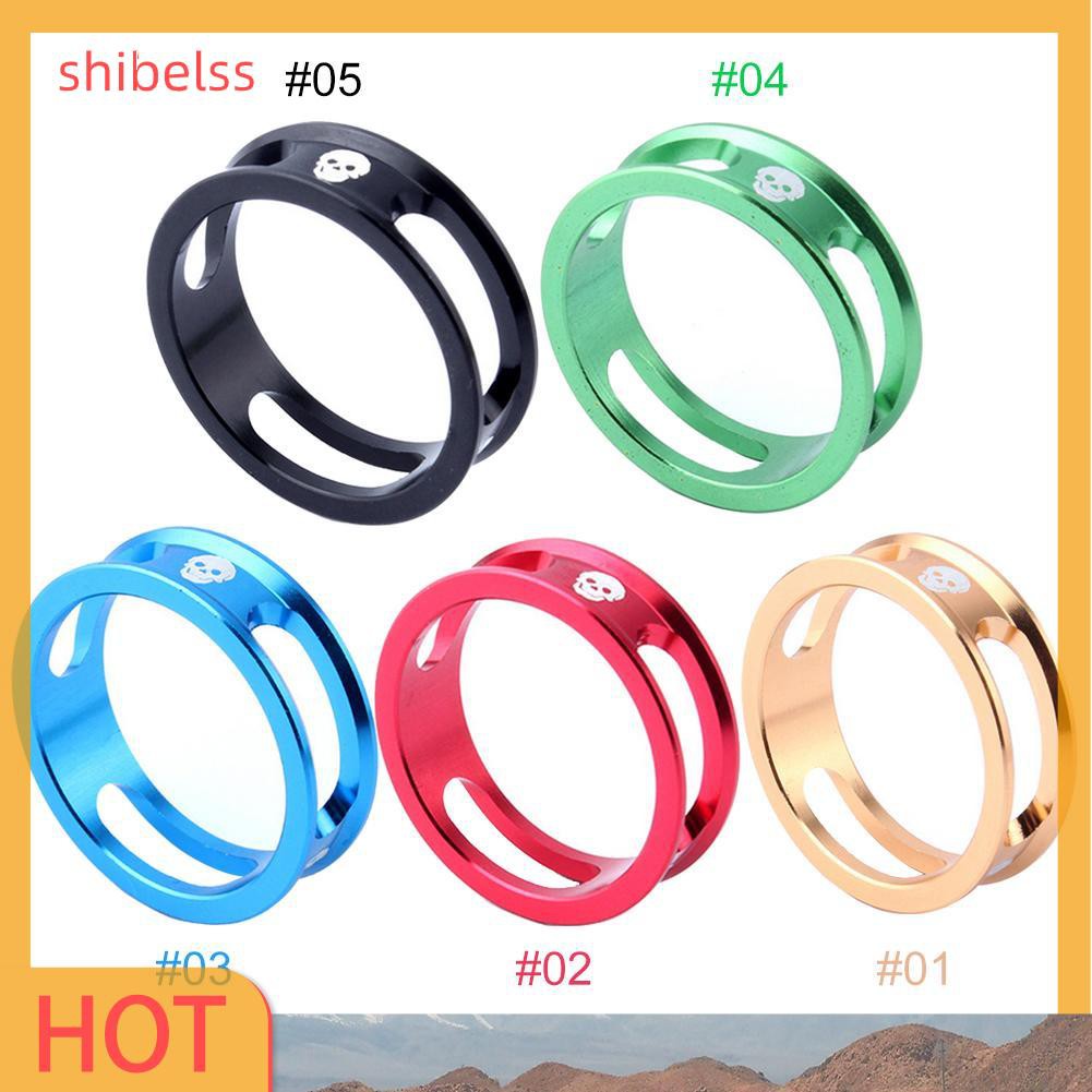 （ʚshibelss）Aluminum Alloy 28.6mm Fork Washer Bicycle Bowl Set Bike Fixed Gear Track