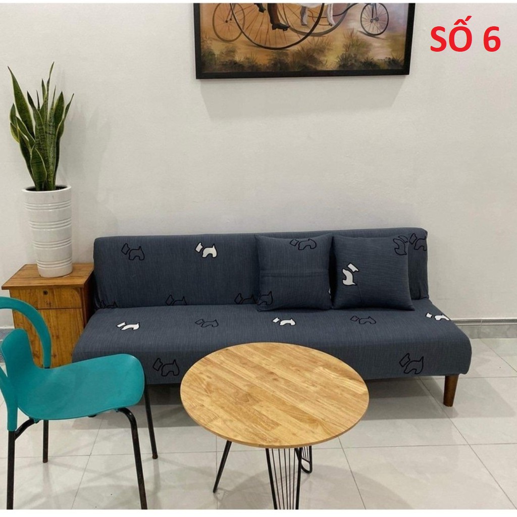 Ga bọc sofa giường - Tặng kèm 1 vỏ gối