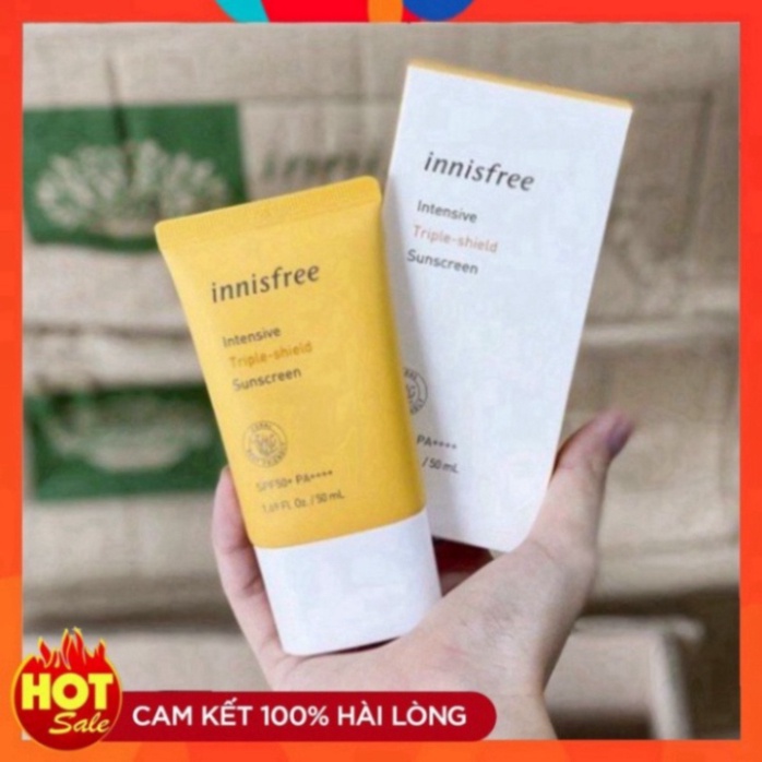 Kem chống nắng lâu trôi làm sáng da innisfree Intensive Triple Care Sunscreen SPF50+  - Luna