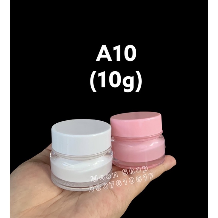 Hủ nhựa A10 đựng 10g kem face