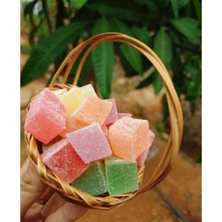   1kg Kẹo dẻo sữa Đà Lạt thơm ngon hương vị trái cây 
