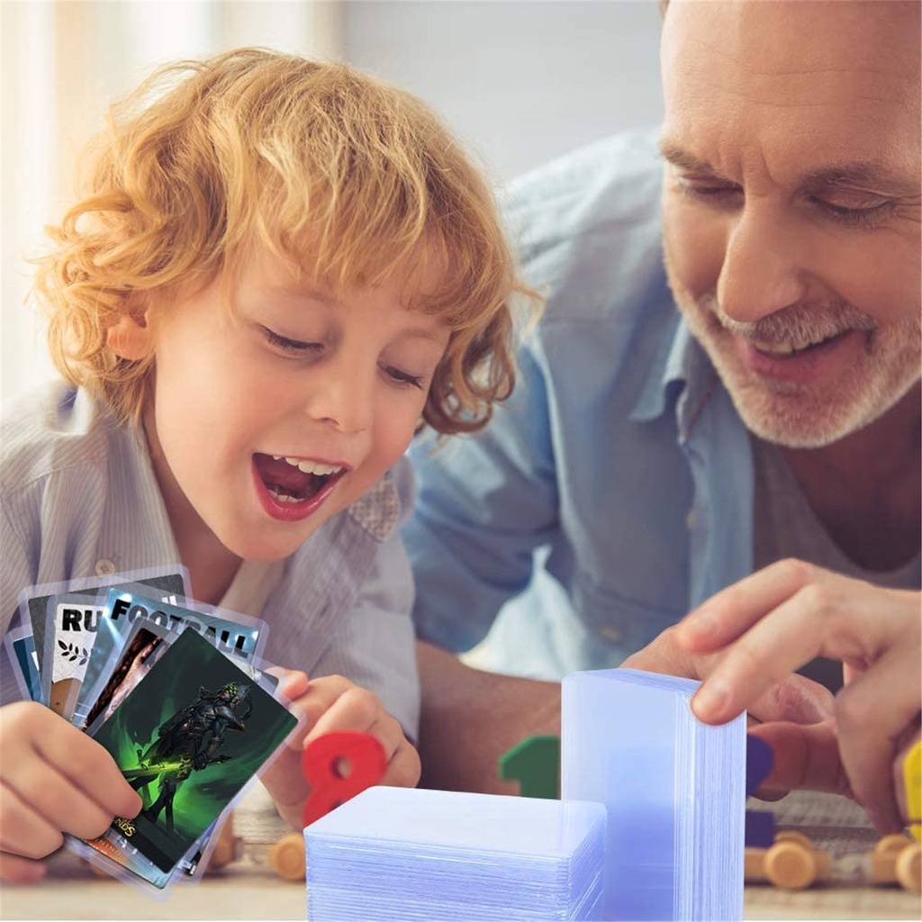 Set 25 Túi Đựng Thẻ Bằng Nhựa Trong Suốt Dùng Sưu Tầm Bóng Rổ