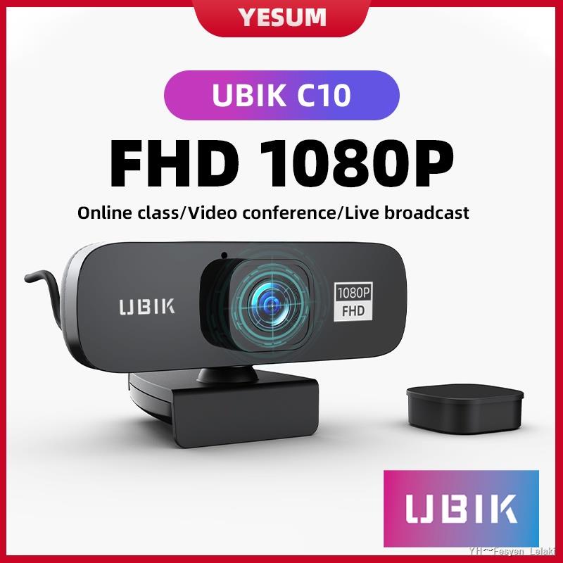 Webcam HD 24H SHIPS】UBIK C10 FHD1080P 2K cho máy tính
