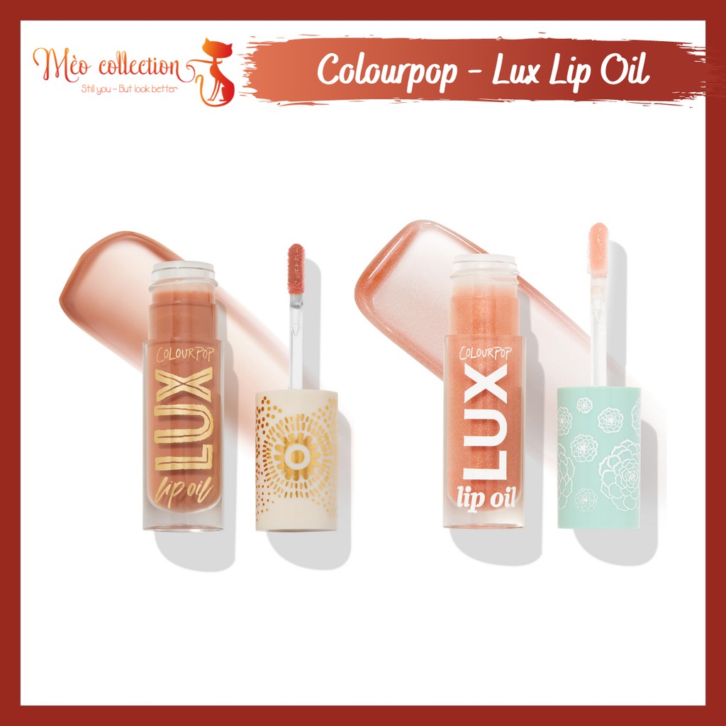 Son Colourpop - Lux Lip Oil màu Hot Shot, Skinny Dip, Blossom Out