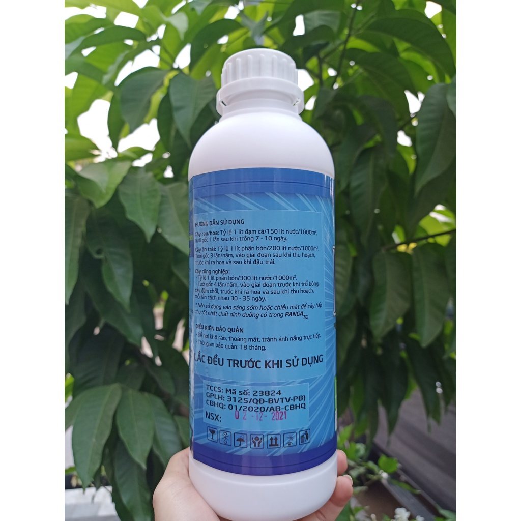 Phân đạm cá Panga TC  - phân cá hữu cơ cho rau sạch, hoa hồng, dâu tây, cây cảnh, cây ăn trái