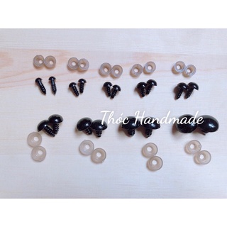 Combo 5 Mắt Thú Kèm chốt(Size từ 6mm-10mm)