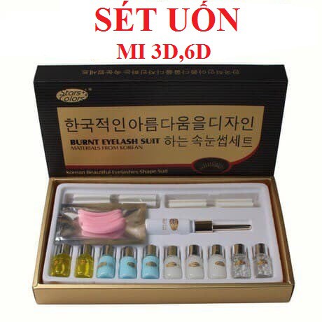 Sét Uốn Mi 3D,6D Colagen Hàn Quốc,Đầy Đủ Phụ Kiện Uốn Mi Trong 1 Set.Có Hướng Dẫn Tự Uốn Tại Nhà