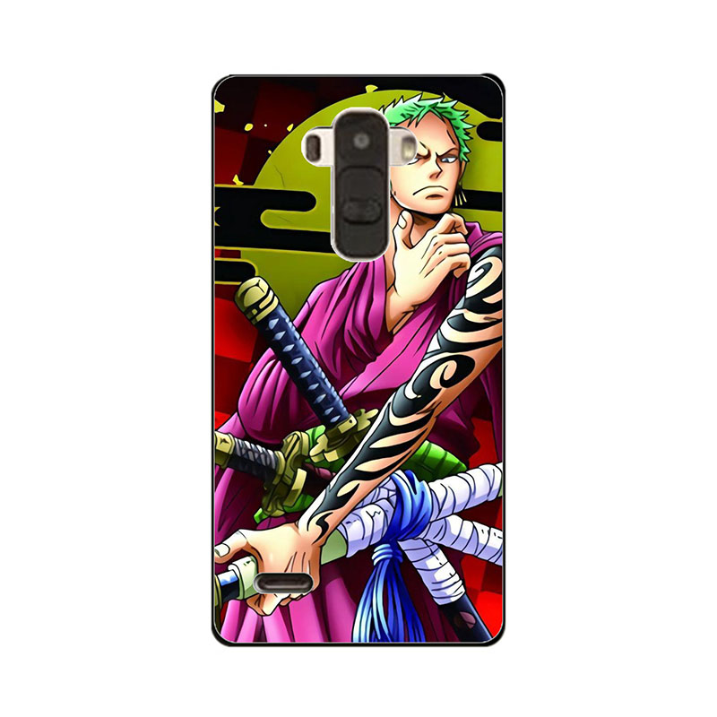 Fashion One Piece Cartoon Case For LG Optimus G4 Stylus / Ls770 / G Stylo / G4 Note H540 Cover Luffy Roronoa Zoro Soft Shell