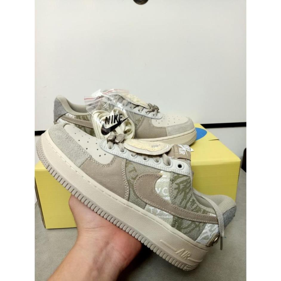 [HÀNG FULL BOX + BILL] Giày Thể Thao/ Sneaker Nam Nữ AF1 Travis Scott Grey White Trắng Xám | BigBuy360 - bigbuy360.vn
