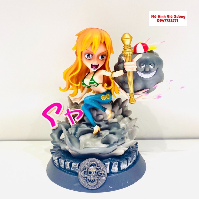 Mô Hình Hoa Tiêu Nami trạng thái chiến đấu  Cao 18cm - Tượng Figure Miêu Nữ One Piece Vua Hải Tặc