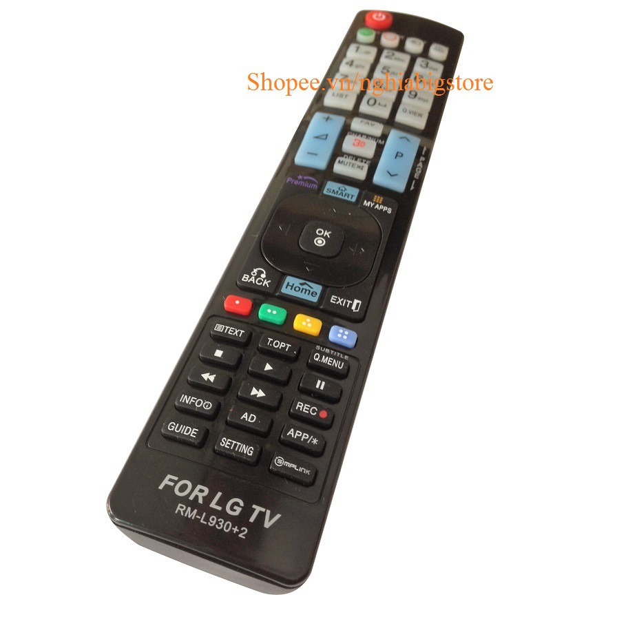 Remote Điều Khiển Smart TV LG, TV LED LG, TV Thông Minh LG RM-L930+2 (Kèm Pin AAA Maxell)