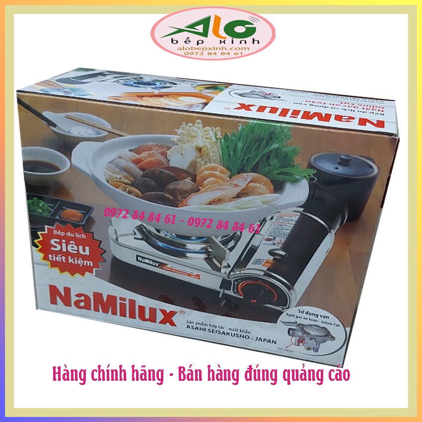 Bếp ga mini Namilux PL1711AS - Chống cháy nổ - đặc biệt cực kỳ nhỏ gọn - BH chính hãng 6 tháng - ALo Bếp xinh
