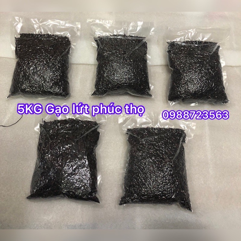 combo 5kG GẠO LỨC ( LỨT ) phúc thọ - GẠO LỨC ĐEN