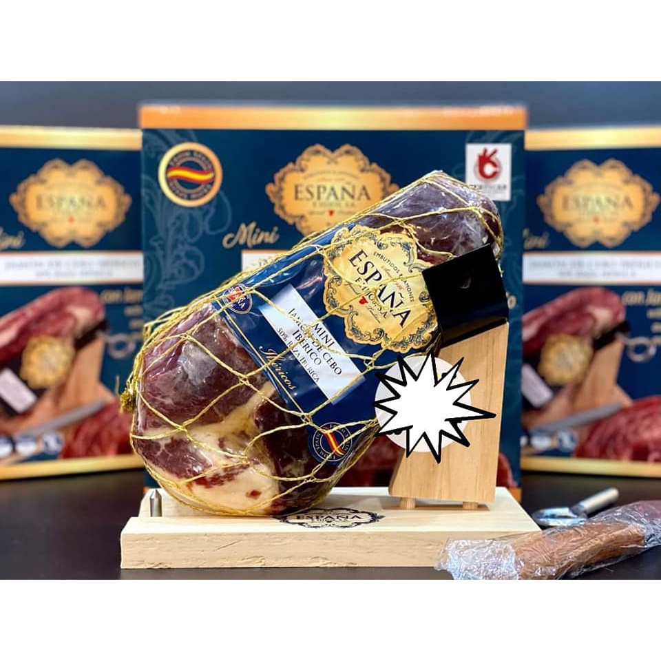 Thịt heo muối mini Jamon Iberico Espana Tây ban nha 1kg
