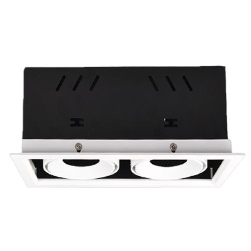 ĐÈN LED DOWNLIGHT MẶT VUÔNG ĐÔI 2X20W MPE (DLS-220)