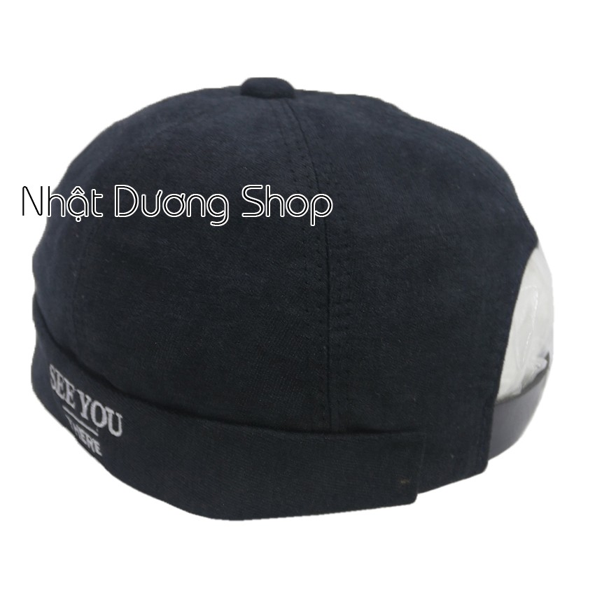 Nón thủy thủ Miki thêu chữ See You There, phong cách mới lại dành cho giới trẻ tạo nên sự độc đáo