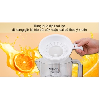 Máy Vắt Cam Công Suất 25W Sharp EJ-J256-WH ( Màu Trắng) - BH 12 tháng