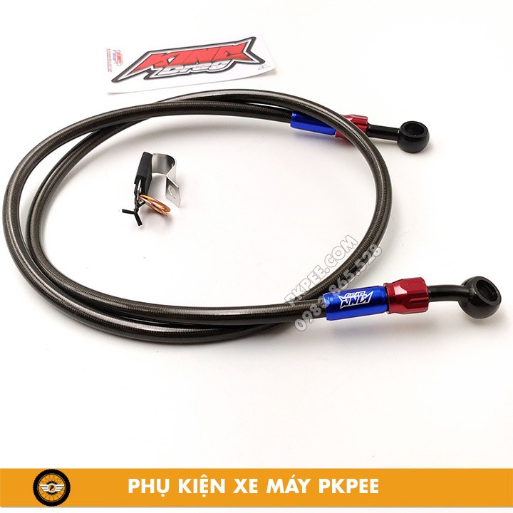 Dây Dầu King Drag Thailand Đầu Nhôm CNC Xoay 360 Gắn Được Nhiều Loại Xe